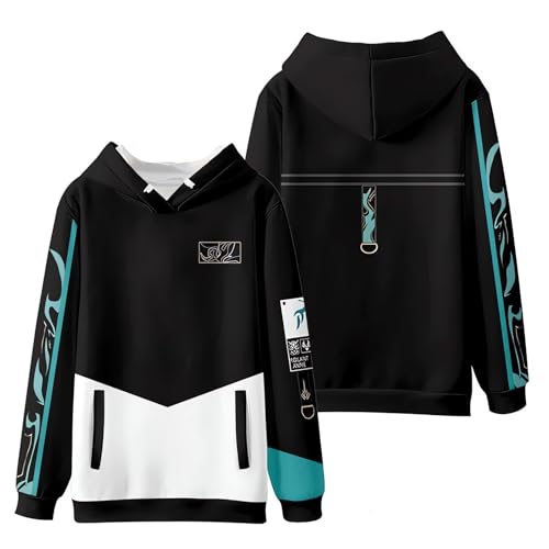 Dalicoter Game Hoodie Xiao 3D Print Pullover Unisex Hooded Anime Graphic Sweatshirt Hoodies (M)