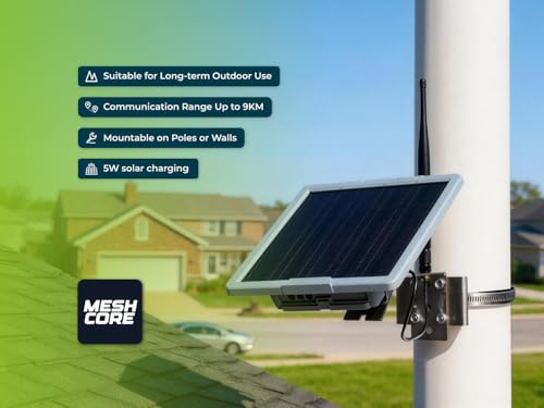 Image of Seeed Studio SenseCAP P1-Pro 5W Solar LoRa Repeater for MeshCore, IPX6 | Complete solar Mesh Network Node for outdoor backbone links, with GPS, 4 batteries, IPX6 enclosure, and mounting hardware