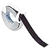 Self-Adhesive Glossy Labeling Tape for Embossers, 3/8in x 9-34ft Roll, Black