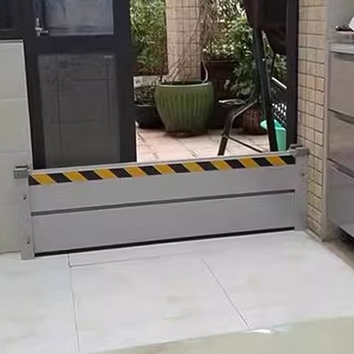 Inondation de cave évitée grâce à la barrière en aluminium de 60 cm amovible