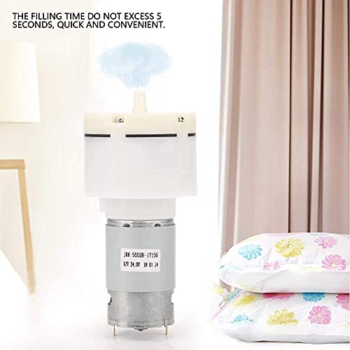 Mini Air Pump, DC 24V Mini Small Low Noise Short Filling Time Air Pump