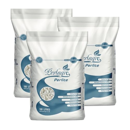 Premium Perlite for Plants with Natural Mineral – Perlite Potting Mix to Help Improve Compost Soil for Heavy Roots Perlite Potting Mix for Rooting, Cutting & Potting (20 Litre)