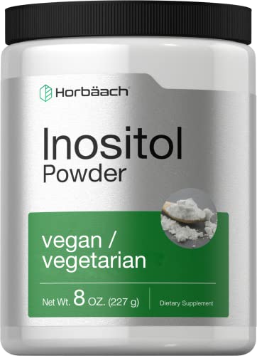 Inositol Powder 8 oz | Vegan, Vegetarian Non-GMO, Gluten Free Supplement | by Horbaach