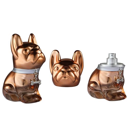 Jean-Pierre Sand - Apello Rosé Gold - Eau de Parfum, 75 ml - Perfume para mujeres en frasco de coleccionista, ideal como regalo - Perfume para mujer en frasco de bulldog