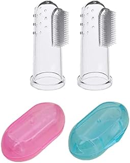 Wavva Baby Finger Manual Toothbrush For Training Teething-Infant & Toddler & Kids Tooth Brush Soft Babies Toothbrushes Oral Cleaning Massager To Train Your Child Healthy Oral Habits,Transparent-picture-15