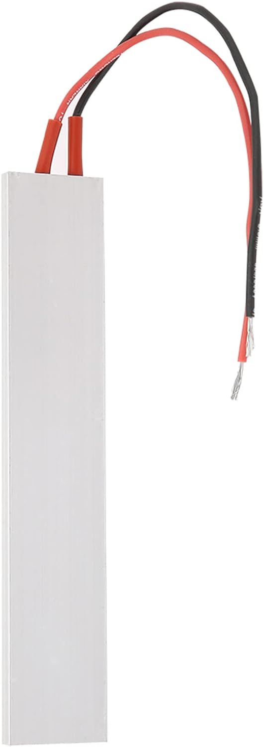 12V Ceramic Heater Plate, Aluminum Heating Plate with Thermostat for DIY Electronics Compact 150x28.5mm Heating Area Multi-Voltage Compatible for Projects and Repairs