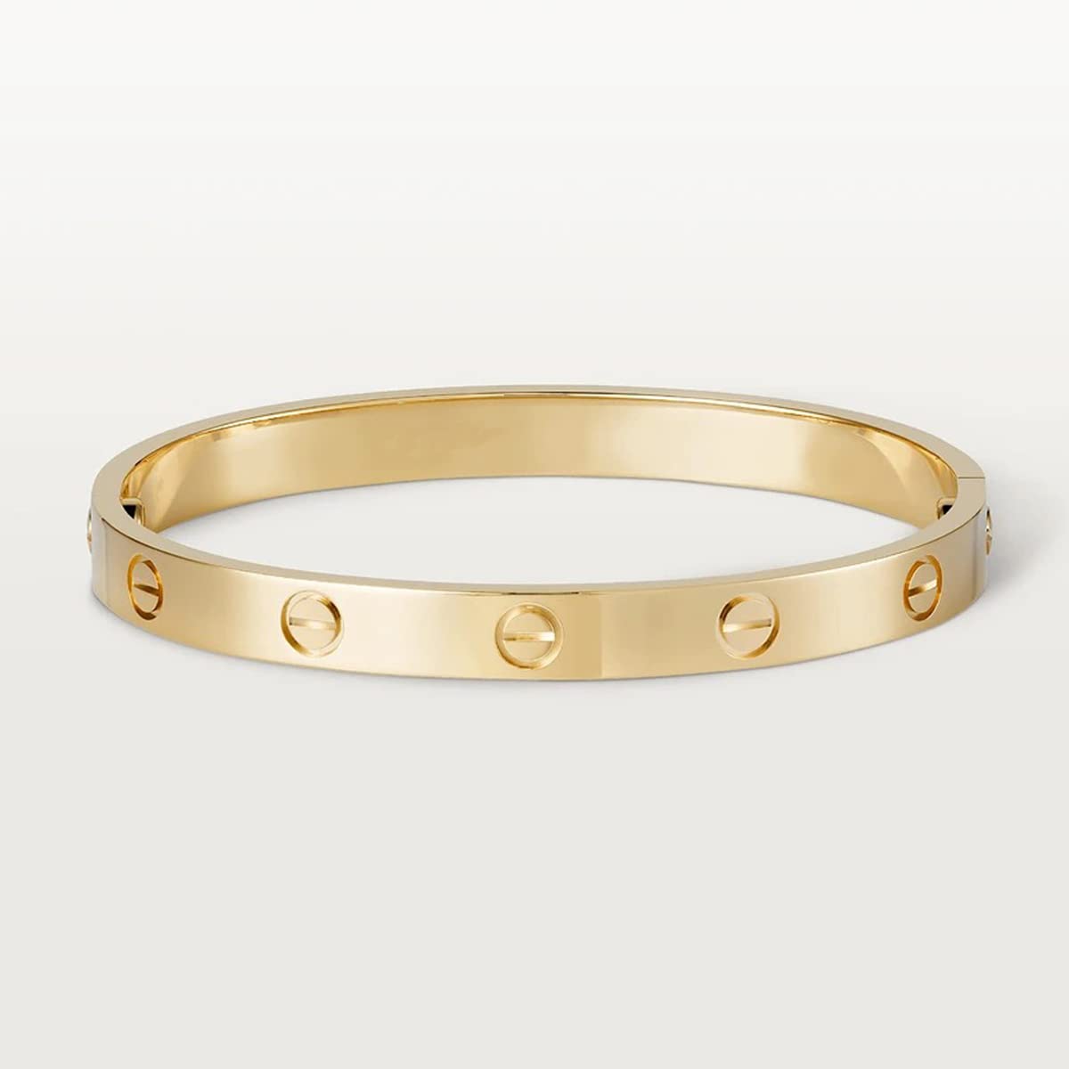 Contemporary Love Bracelet Plated in Gold