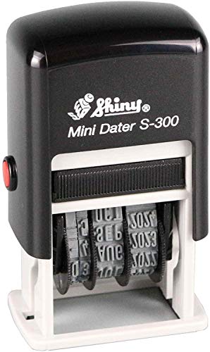 【中古】シャイニー スタンプ ミニデイトプリンタ 5号×4連 S-300UK 正規輸入品 41nrpvQOm4L.jpg