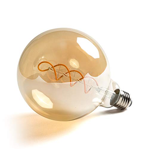 Greenice | Bombilla LED E27 4W 380Lm 2000ºK Filamento 30.000H [WR-G125-4W-R]