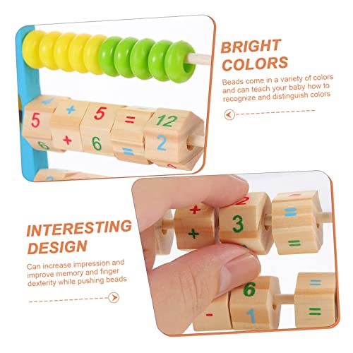 Toyvian Relógio Computação Rack Relógio Infantil Brinquedos Educativos Para Crianças Brinquedos De F