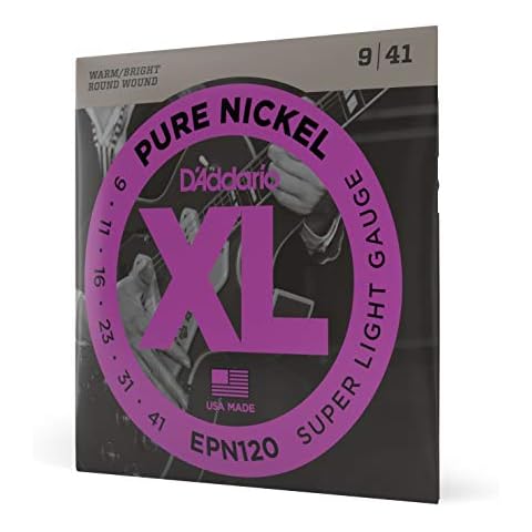 D'Addario XL Pure Nickel Electric Guitar Strings Cover