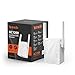 Price comparison product image Tenda A18 AC1200 Dual Band Range Extender, Broadband/Wi-Fi Booster, Wi-Fi Repeater/Hotspot, with Ethernet Port, works with all broadband providers (867 MBit/s 5GHz, 300 MBit/s 2.4GHz, 1x LAN Port)