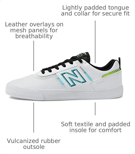 Image of New Balance Unisex Adult Numeric 306 V1 Skateboarding Shoes