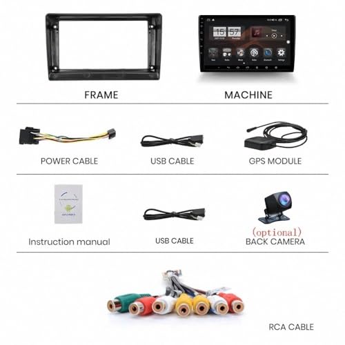 Radio GPS Mercedes Vito W639 Android Auto Bluetooth con USB y FM RDS 6