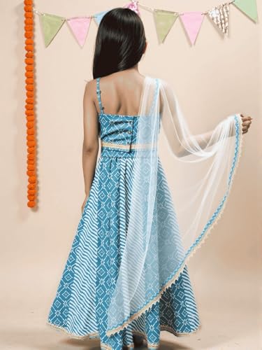 Image of Nautinati Girls Lehenga Choli Set