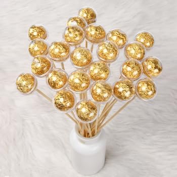 100Pcs Acrylic Chocolate Holder Candy Packaging Balls DIY Bouquet Accessories, Transparent image 2