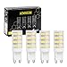 AIMHEIM Lampadine LED G9 Luce Fredda 6000K, 3.6W Equivalente a 40-45W Lampada Alogena, G9 LED Lampadina Nessun Sfarfallio, 430LM, Lampade LED G9 Non Dimmerabile, 4 Pezzi
