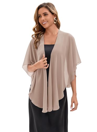 Baoqiya Chiffon Shawl Evening Scarf Shawls and Wraps for Women Wedding Party Bridal Scarves Cover Ups2