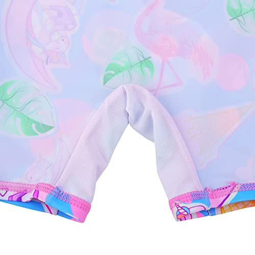 Image of XFGIRLS Baby /Toddler Girls Swimsuit Long Sleeve One-Piece Bathing Suit Rash Guard