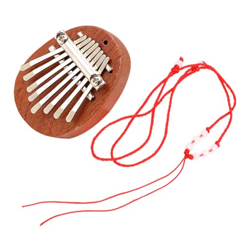 HOLIDYOYO ミニ木製カリンバ 鍵 親指ピアノ フィンガーピアノ 楽器 初心者向け 小型ポータブル設計 子供にも扱いやすい木製楽器 家や屋外での演奏に適した携帯音楽器具