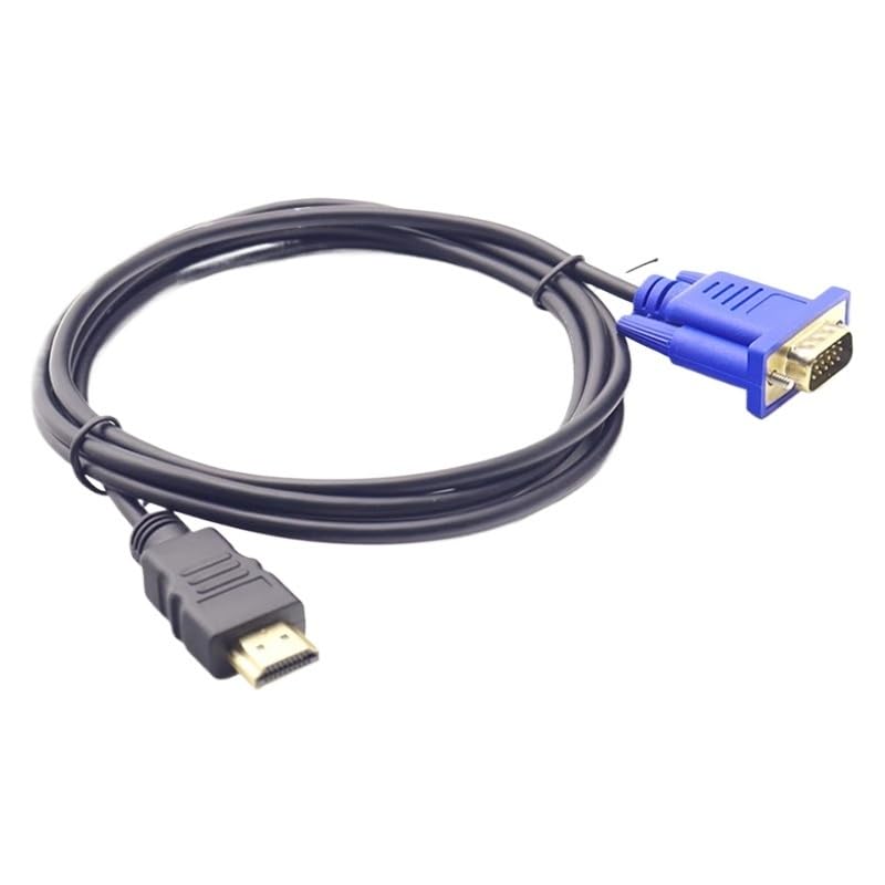 Cavo adattatore video maschio D-SUB da HDMI a VGA convertitore audio (300 cm)