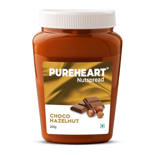 Image of Pureheart Nut Spread Choco Hazelnut (200 gm), Delicious, Smooth & Creamy Snack, Nutty Chocolate Hazelnut Spread for Breakfast