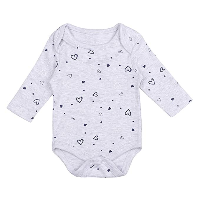CHARTBUSTERS New Born Baby Multi-Color Long Sleeve Body Suit, Romper, Sleep Suit for Boys and Girls Unisex