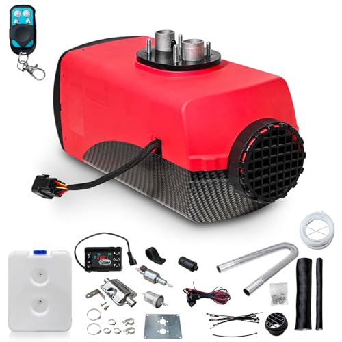 WAVESKY 12V 5-8kW Dieselheizung Standheizung, Luftheizung Air Diesel mit LCD-Anzeige & Fernbedienung & Bluetooth-APP, Standheizung Lufterhitzer fur Auto, Wohnmobil, Boote, RV, LKW(01CFR-8KW-Split)