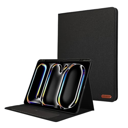 Étui de protection noir premium pour iPad Pro 11 pouces M4