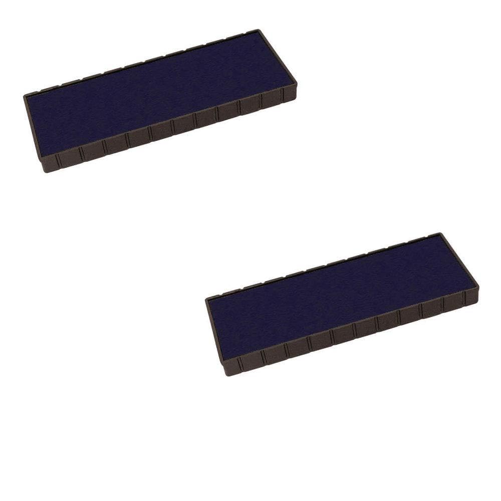 Lot de 2 Cassettes d'encre E/25 recharge pour tampon COLOP Printer 25 Bleu