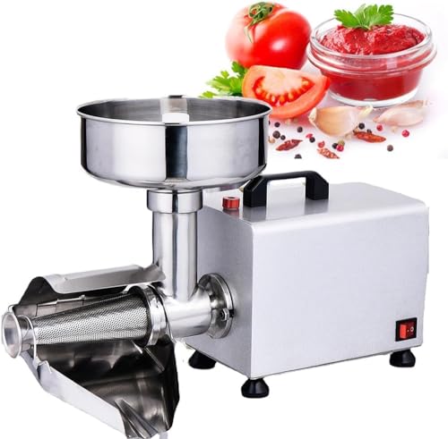 Electric Tomato Strainer Commercial 370W Tomato Milling Machine Stainless Steel Food Press Machine Tomato Sauce Maker Food Squeezer Tomato Sauce Machine