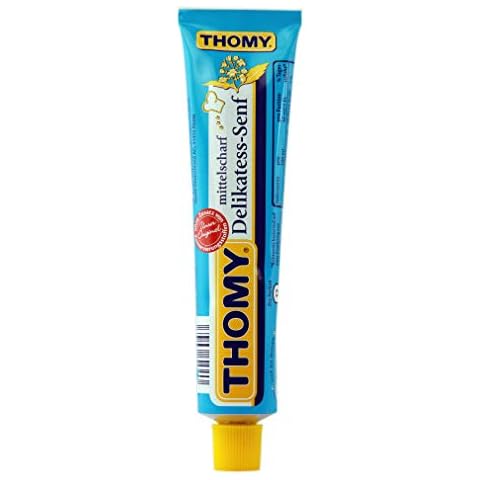 Thomy Delikatess Medium Mustard Tube 100 ml Cover