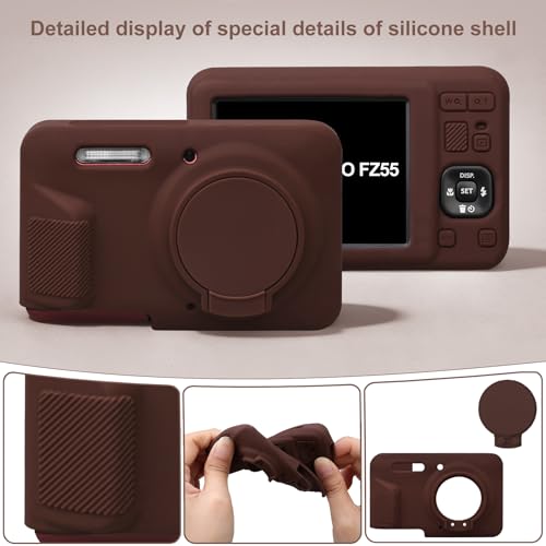 Funda de silicona para cámara Kodak PIXPRO FZ55 16MP miniatura 6