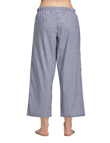 Image of CYZ Comfortable Cotton Capri Woven Pajamas for Women, Casual Capris for Women, Perfect for Daily Wear and Sleepwear
