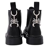 Scorpion Wing Metal Boot Buckles, Punk Style Decorative Shoe Accessories, Fashion Boot Decor
