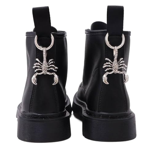 Scorpion Wing Metal Boot Buckles, Punk Style Decorative Shoe Accessories, Fashion Boot Decor
