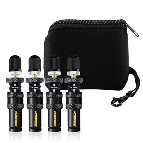 GODESON Tire Deflator,Adjustable Tire Deflators Offroad Accessories,Adjustable Auto-Stop Tire Deflator Valve Kit 10-30 PSI，Air Down Tire Deflators(Pack of 4)