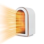 FGHB Electric Heater,Heaters for Home, 1200W Energy Efficient Space Silent Room Heater, Portable Ceramic Fan Heaters, Thermostat 2 Modes, Overheat & Tip Over Protection, for Bedroom Office ﻿