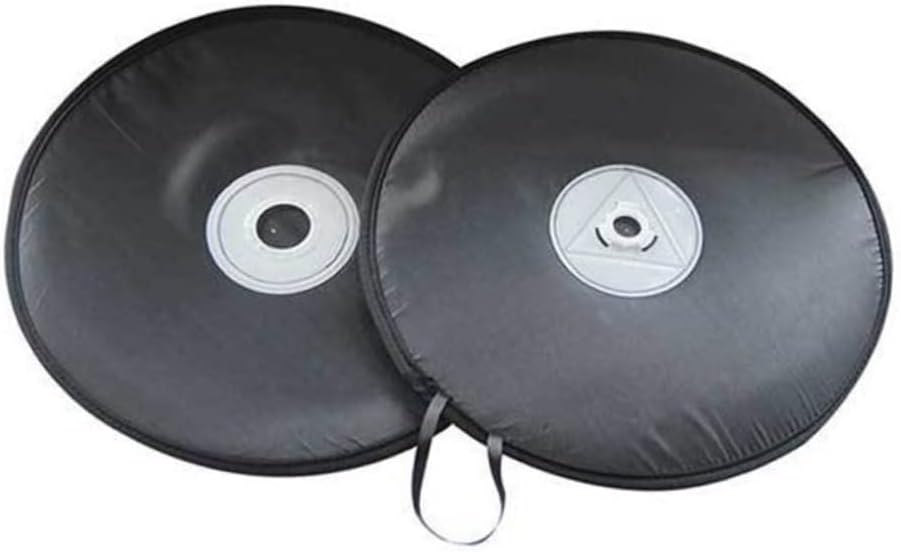 360degree Rotating Car Seat Cushion Pressure Relief Supportive Breathable Travel Seat Pad for Pregnant Women Elderly Black