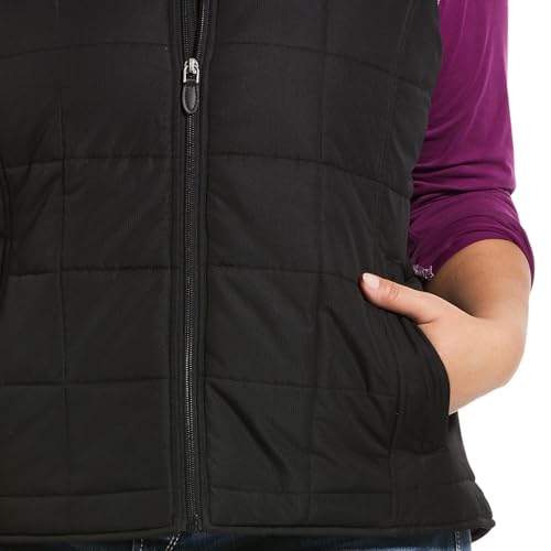 ARIAT womens Wms Crius Ins Black Vest, Black, Medium US - image 5