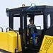 wheelfun Metal 1/12 RC Hydraulic Bulldozer D155AX RTR Heavy Dozer Model 7 Way Valve 1.0L Oil Pump 5 Plows Radio Master TX15 Radio Battery Hobby Grade Model for Adult