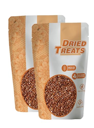 Image of Dried Treats Dried Fruits Nuts And Seeds (Alsi /Flax Seeds, 500g (2x250g))
