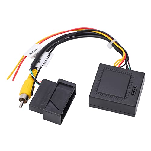 Akozon Convertidor RGB a AV, Adaptador de Caja Decodificador de Adaptador de Cable de Audio RCA AV de 12V 5W para Piezas de Cámara de Respaldo Magotan CC