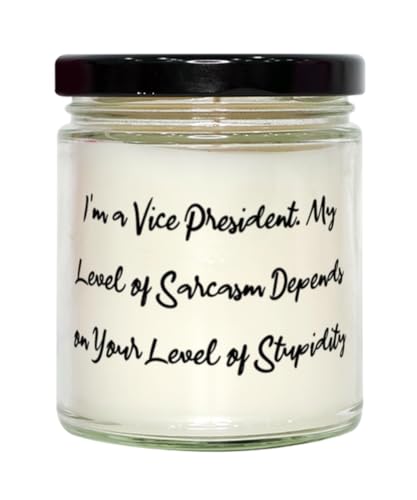 Unique Idea Vice President Gifts, I'm a Vice President. My, Appreciation Birthday Scent Candle Gifts For Colleagues From Friends