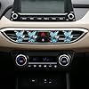 4Pcs Blue Car Air Fresheners, Dual Butterfly Diamond Rhinestone Vent Clips, Sparkly Car Decoration, Interior Decor Bling Accessories Air Conditioning Outlet Clip Decorative Interior Accessories #3