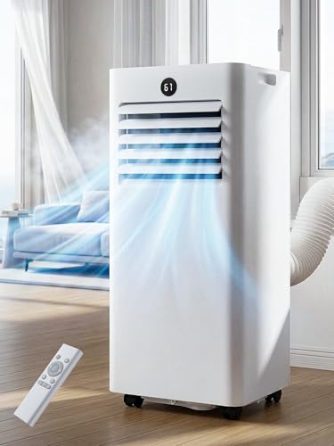 Image of MEPTY 10000BTU Portable Air Conditioners, Portable AC Unit with Dehumidifier, Sleep Mode, 24H Timer, Cools Room up to 450 sq.ft, Room Air Conditioners with Self-evaporation System for Bedroom