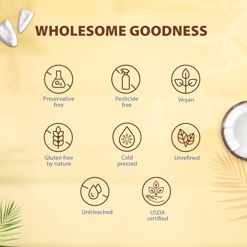 زيت جوز الهند من باراشوت، زيت عضوي بكر معالج ميكانيكياً ومنقى على خمس مراحل، معصور على البارد، سعة 200 مل، عبوة واحدة