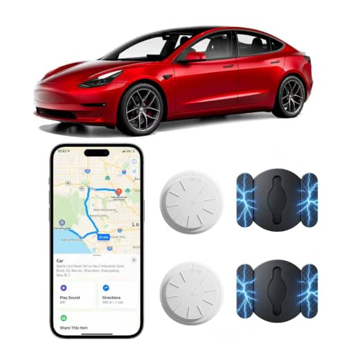 Image of 2 Pcs GPS Tracker for Vehicles No Monthly Fee Subscription No SIM Card