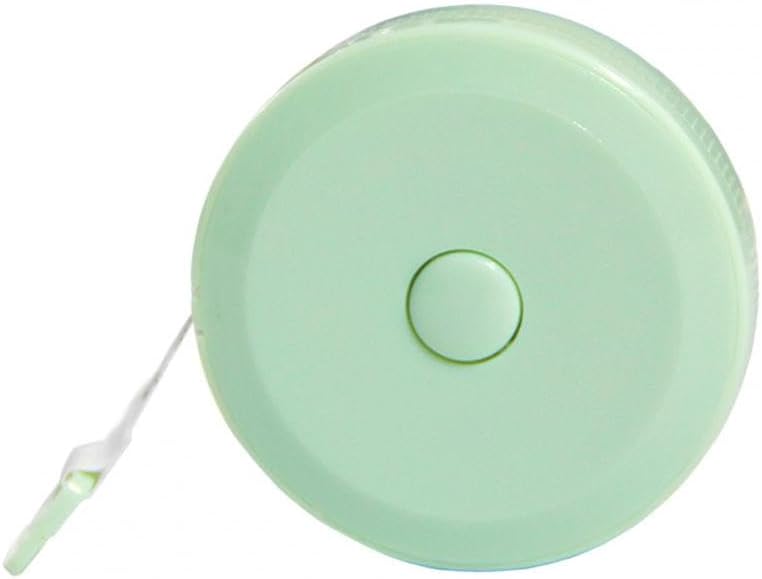 2M Mini Soft Tape Measure Retractable Double Scale Portable Sewing Tailor Fabric Cloth Weight Loss Body Measuring Tape(Green)
