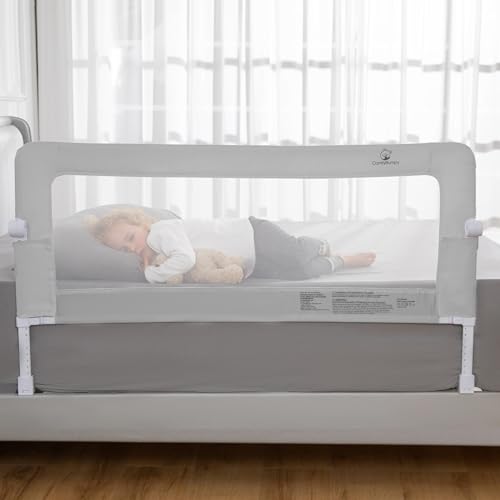 ComfyBumpy Premium Adjustable Bed Rail for Toddlers, Swing-Down Safety Guard,